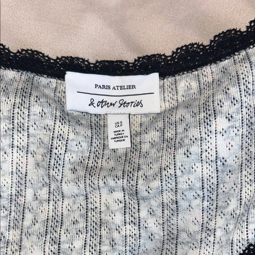 & Other Stories Floral Long Sleeve - Picture 3 of 3